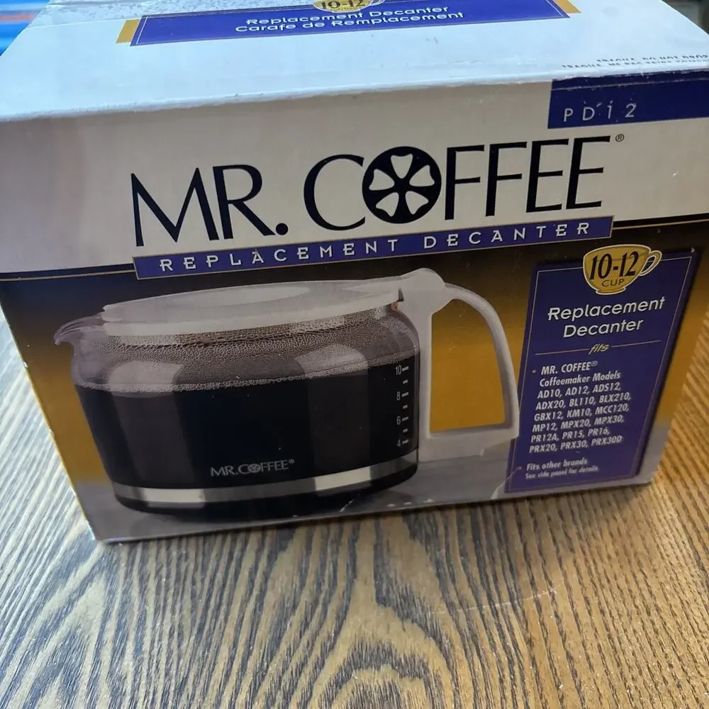 Mr. Coffee PD12-1 10-12 Cup Replacement Pot Decanter Open Box